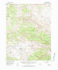 Torrey Utah Historical topographic map, 1:62500 scale, 15 X 15 Minute, Year 1952