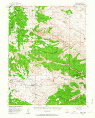 Torrey Utah Historical topographic map, 1:62500 scale, 15 X 15 Minute, Year 1952