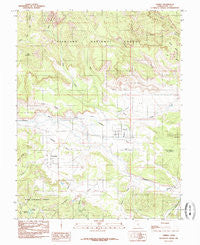 Torrey Utah Historical topographic map, 1:24000 scale, 7.5 X 7.5 Minute, Year 1985