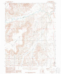 Town Point Utah Historical topographic map, 1:24000 scale, 7.5 X 7.5 Minute, Year 1987