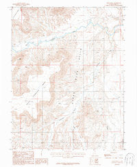 Town Point Utah Historical topographic map, 1:24000 scale, 7.5 X 7.5 Minute, Year 1987