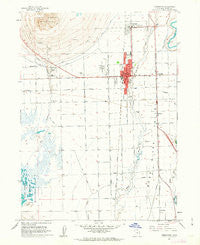 Tremonton Utah Historical topographic map, 1:24000 scale, 7.5 X 7.5 Minute, Year 1961
