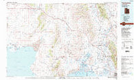 Tremonton Utah Historical topographic map, 1:100000 scale, 30 X 60 Minute, Year 1989