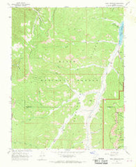 Tropic Reservoir Utah Historical topographic map, 1:24000 scale, 7.5 X 7.5 Minute, Year 1966