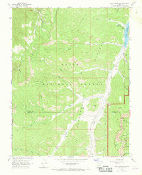 Tropic Reservoir Utah Historical topographic map, 1:24000 scale, 7.5 X 7.5 Minute, Year 1966
