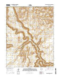 Trough Springs Canyon Utah Current topographic map, 1:24000 scale, 7.5 X 7.5 Minute, Year 2014