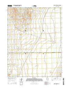 Trout Creek SW Utah Current topographic map, 1:24000 scale, 7.5 X 7.5 Minute, Year 2014
