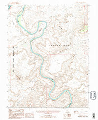 Turks Head Utah Historical topographic map, 1:24000 scale, 7.5 X 7.5 Minute, Year 1988