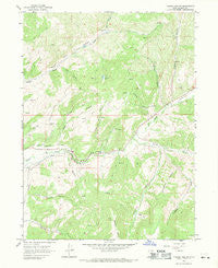 Turner Hollow Utah Historical topographic map, 1:24000 scale, 7.5 X 7.5 Minute, Year 1967