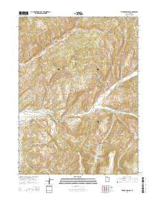 Turner Hollow Utah Current topographic map, 1:24000 scale, 7.5 X 7.5 Minute, Year 2014