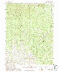 Turtle Canyon Utah Historical topographic map, 1:24000 scale, 7.5 X 7.5 Minute, Year 1985