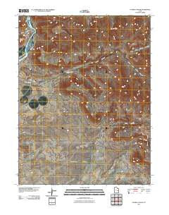 Tusher Canyon Utah Historical topographic map, 1:24000 scale, 7.5 X 7.5 Minute, Year 2011