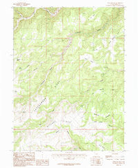 Twin Hollow Utah Historical topographic map, 1:24000 scale, 7.5 X 7.5 Minute, Year 1985