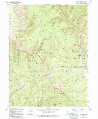 Twin Peaks Utah Historical topographic map, 1:24000 scale, 7.5 X 7.5 Minute, Year 1994