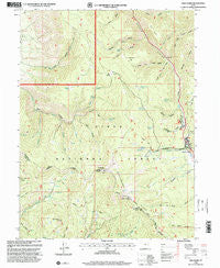 Twin Peaks Utah Historical topographic map, 1:24000 scale, 7.5 X 7.5 Minute, Year 1998