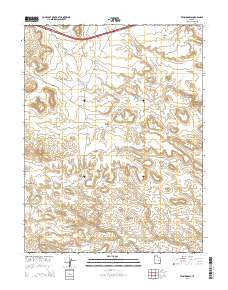 Twin Knolls Utah Current topographic map, 1:24000 scale, 7.5 X 7.5 Minute, Year 2014