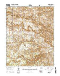 Twin Rocks Utah Current topographic map, 1:24000 scale, 7.5 X 7.5 Minute, Year 2014