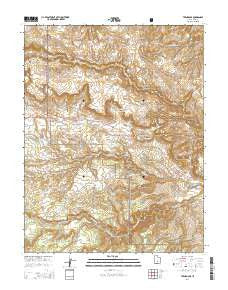 Twin Rocks Utah Current topographic map, 1:24000 scale, 7.5 X 7.5 Minute, Year 2014