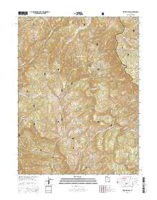 Two Tom Hill Utah Current topographic map, 1:24000 scale, 7.5 X 7.5 Minute, Year 2014