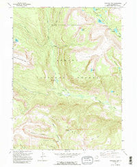 Tworoose Pass Utah Historical topographic map, 1:24000 scale, 7.5 X 7.5 Minute, Year 1967