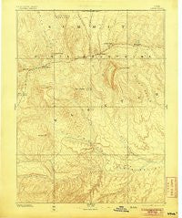Uinta Utah Historical topographic map, 1:250000 scale, 1 X 1 Degree, Year 1885