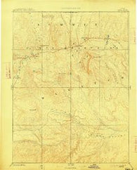 Uinta Utah Historical topographic map, 1:250000 scale, 1 X 1 Degree, Year 1885