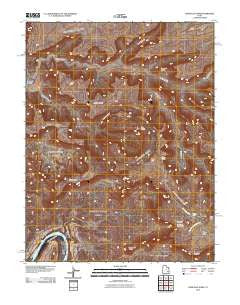 Upheaval Dome Utah Historical topographic map, 1:24000 scale, 7.5 X 7.5 Minute, Year 2010