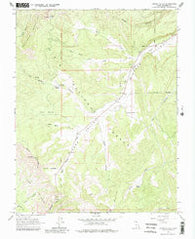 Upper Valley Utah Historical topographic map, 1:24000 scale, 7.5 X 7.5 Minute, Year 1964