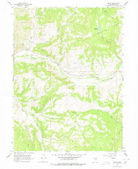 Upton Utah Historical topographic map, 1:24000 scale, 7.5 X 7.5 Minute, Year 1967