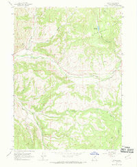 Upton Utah Historical topographic map, 1:24000 scale, 7.5 X 7.5 Minute, Year 1967