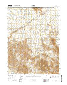 Utah Peak Utah Historical topographic map, 1:24000 scale, 7.5 X 7.5 Minute, Year 2014