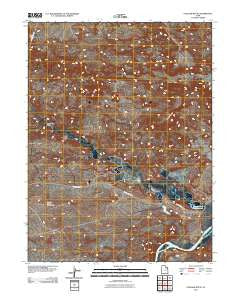 Uteland Butte Utah Historical topographic map, 1:24000 scale, 7.5 X 7.5 Minute, Year 2011