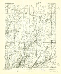 Verdure 1 SW Utah Historical topographic map, 1:24000 scale, 7.5 X 7.5 Minute, Year 1955