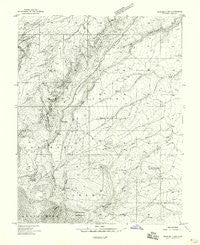 Verdure 2 NW Utah Historical topographic map, 1:24000 scale, 7.5 X 7.5 Minute, Year 1958