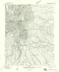 Verdure 2 SW Utah Historical topographic map, 1:24000 scale, 7.5 X 7.5 Minute, Year 1958