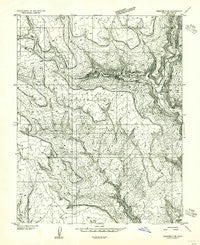 Verdure 3 NE Utah Historical topographic map, 1:24000 scale, 7.5 X 7.5 Minute, Year 1955