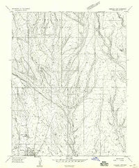 Verdure 3 NW Utah Historical topographic map, 1:24000 scale, 7.5 X 7.5 Minute, Year 1959