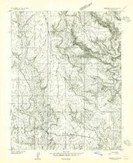 Verdure 3 SE Utah Historical topographic map, 1:24000 scale, 7.5 X 7.5 Minute, Year 1955
