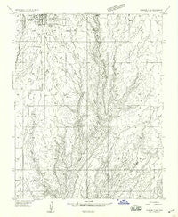 Verdure 3 SW Utah Historical topographic map, 1:24000 scale, 7.5 X 7.5 Minute, Year 1959