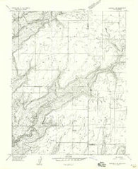 Verdure 4 NE Colorado Historical topographic map, 1:24000 scale, 7.5 X 7.5 Minute, Year 1958