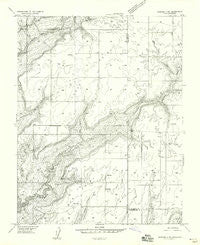Verdure 4 NE Colorado Historical topographic map, 1:24000 scale, 7.5 X 7.5 Minute, Year 1958