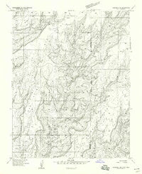 Verdure 4 SE Utah Historical topographic map, 1:24000 scale, 7.5 X 7.5 Minute, Year 1958