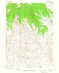 Vernal NW Utah Historical topographic map, 1:24000 scale, 7.5 X 7.5 Minute, Year 1964