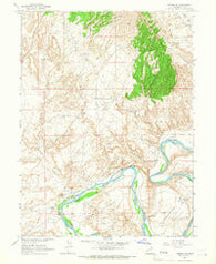 Vernal SE Utah Historical topographic map, 1:24000 scale, 7.5 X 7.5 Minute, Year 1964