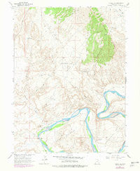 Vernal SE Utah Historical topographic map, 1:24000 scale, 7.5 X 7.5 Minute, Year 1964