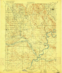 Vernal Utah Historical topographic map, 1:125000 scale, 30 X 30 Minute, Year 1917