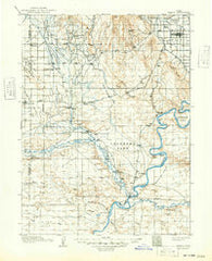 Vernal Utah Historical topographic map, 1:125000 scale, 30 X 30 Minute, Year 1917