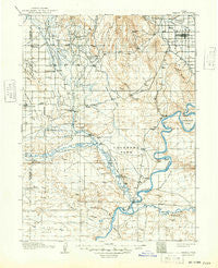 Vernal Utah Historical topographic map, 1:125000 scale, 30 X 30 Minute, Year 1917