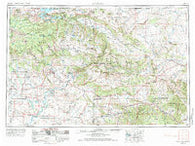 Vernal Utah Historical topographic map, 1:250000 scale, 1 X 2 Degree, Year 1954