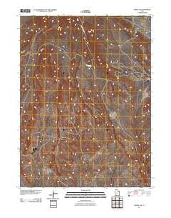 Vernal NW Utah Historical topographic map, 1:24000 scale, 7.5 X 7.5 Minute, Year 2011